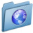 Blue Web Icon